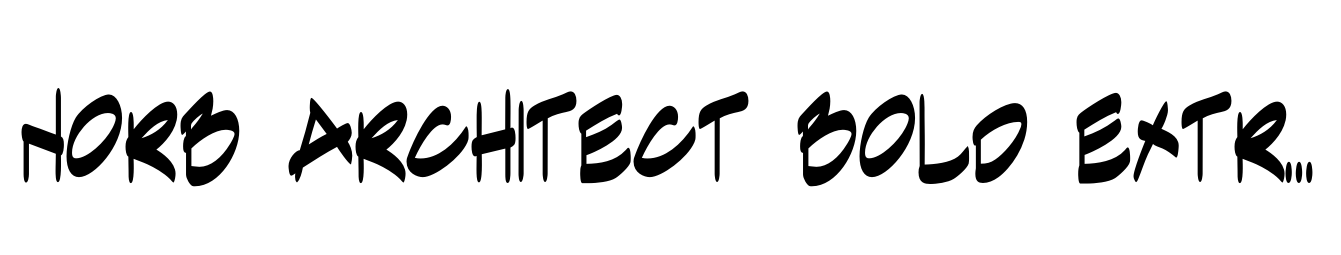 NorB Architect Bold Extra Condensed